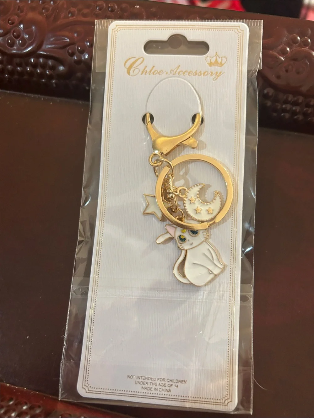 Sailor Moon ColourPop Moon Tiara Lip Gloss & Cat Moon Keychain Set (NWOT)